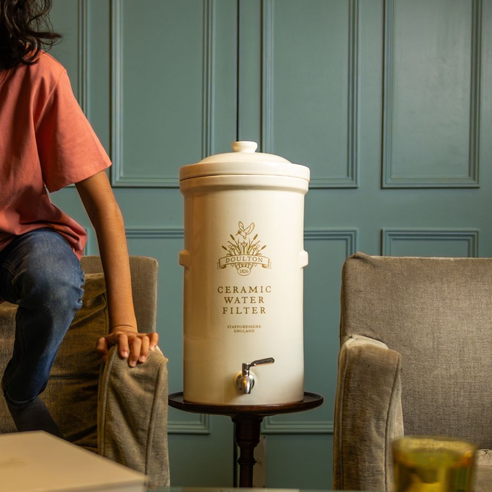 A ceramic water filter