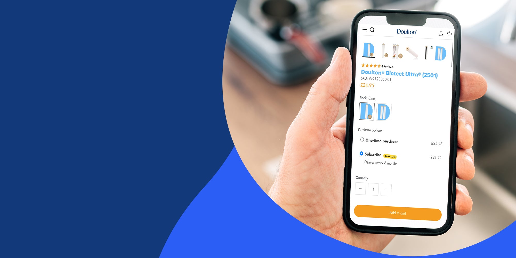 An image of a filter page subscription page image