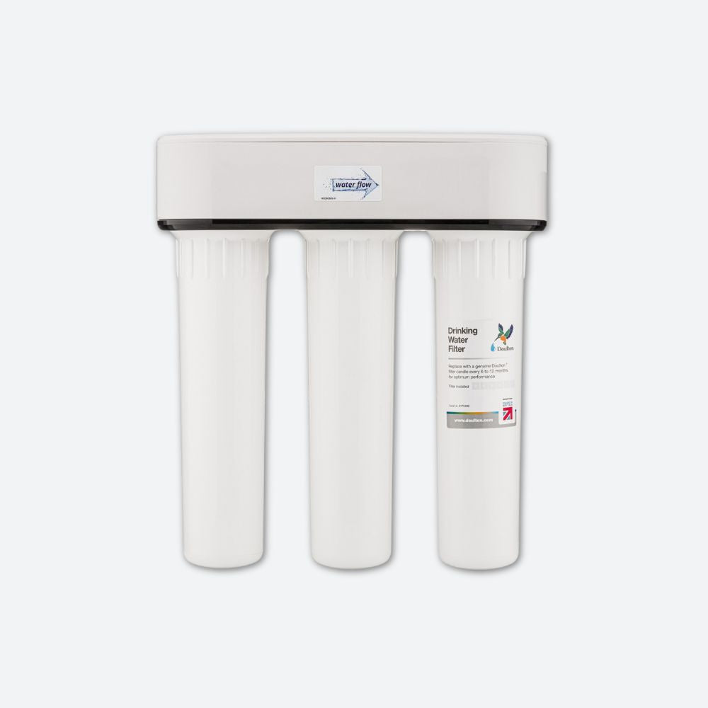 An image of a HIP Trio under sink water filter