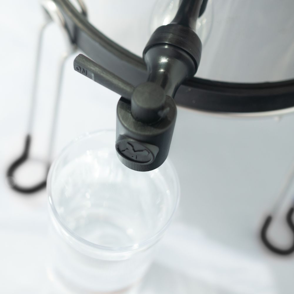 A tap pouring water