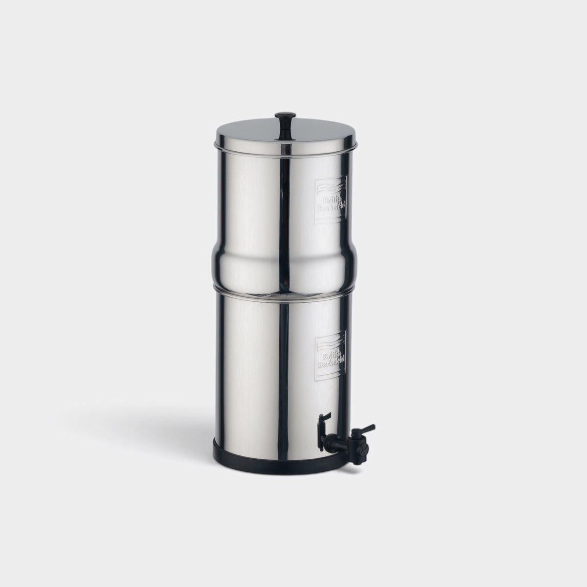British Berkefeld® Stainless Steel Gravity System + Ultra Fluoride Ceramic Filters