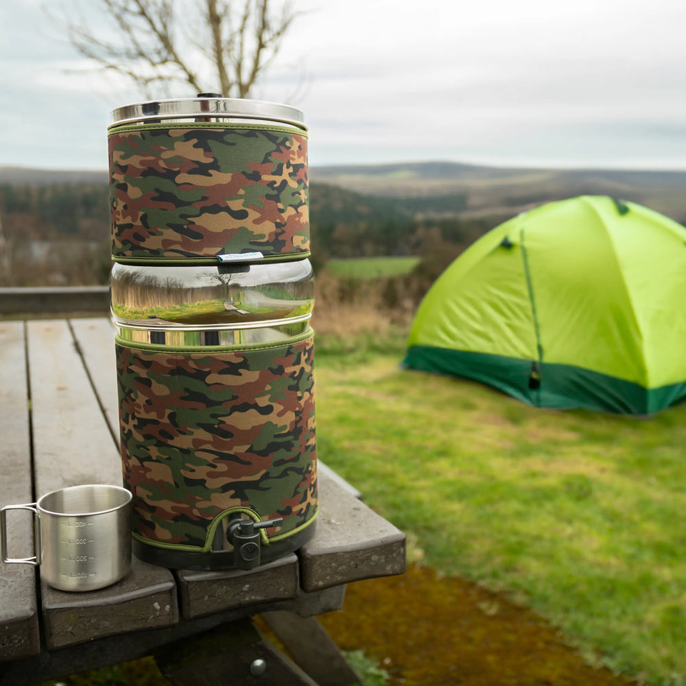 British Berkefeld Insulating sleeve on a gravity system 