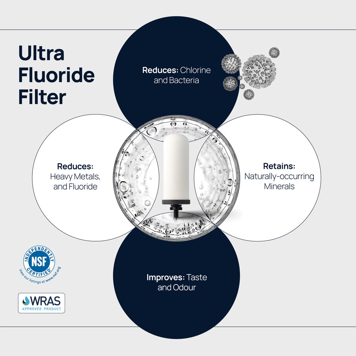 Ultra fluoride filter infographic