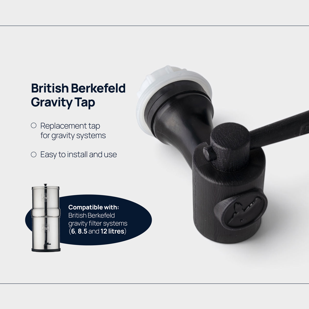British Berkefeld gravity tap features