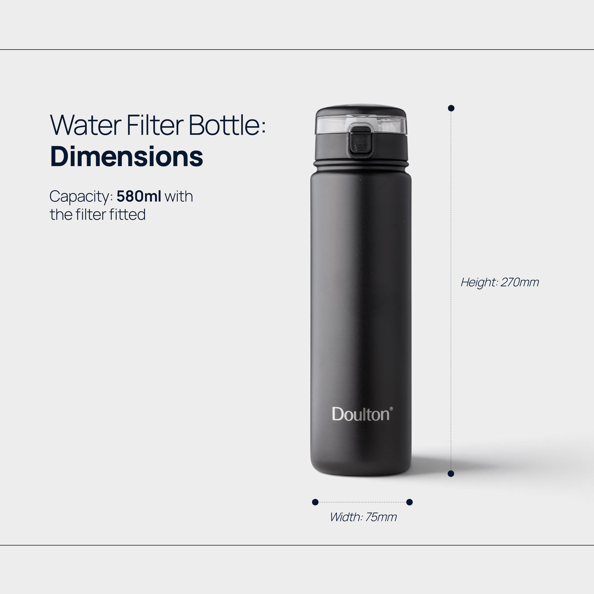 Doulton® Water Filter Bottle 580ml