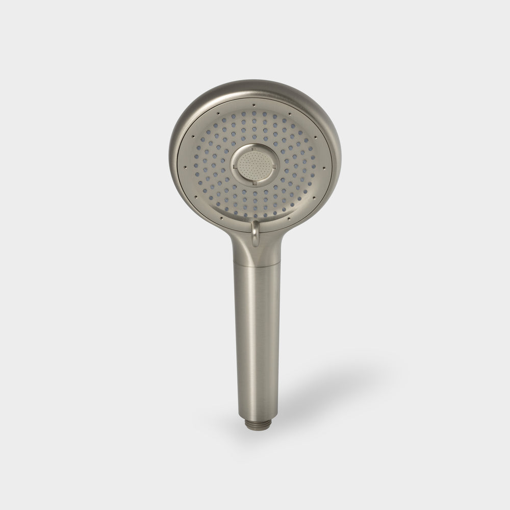 Brushed nickle shower head