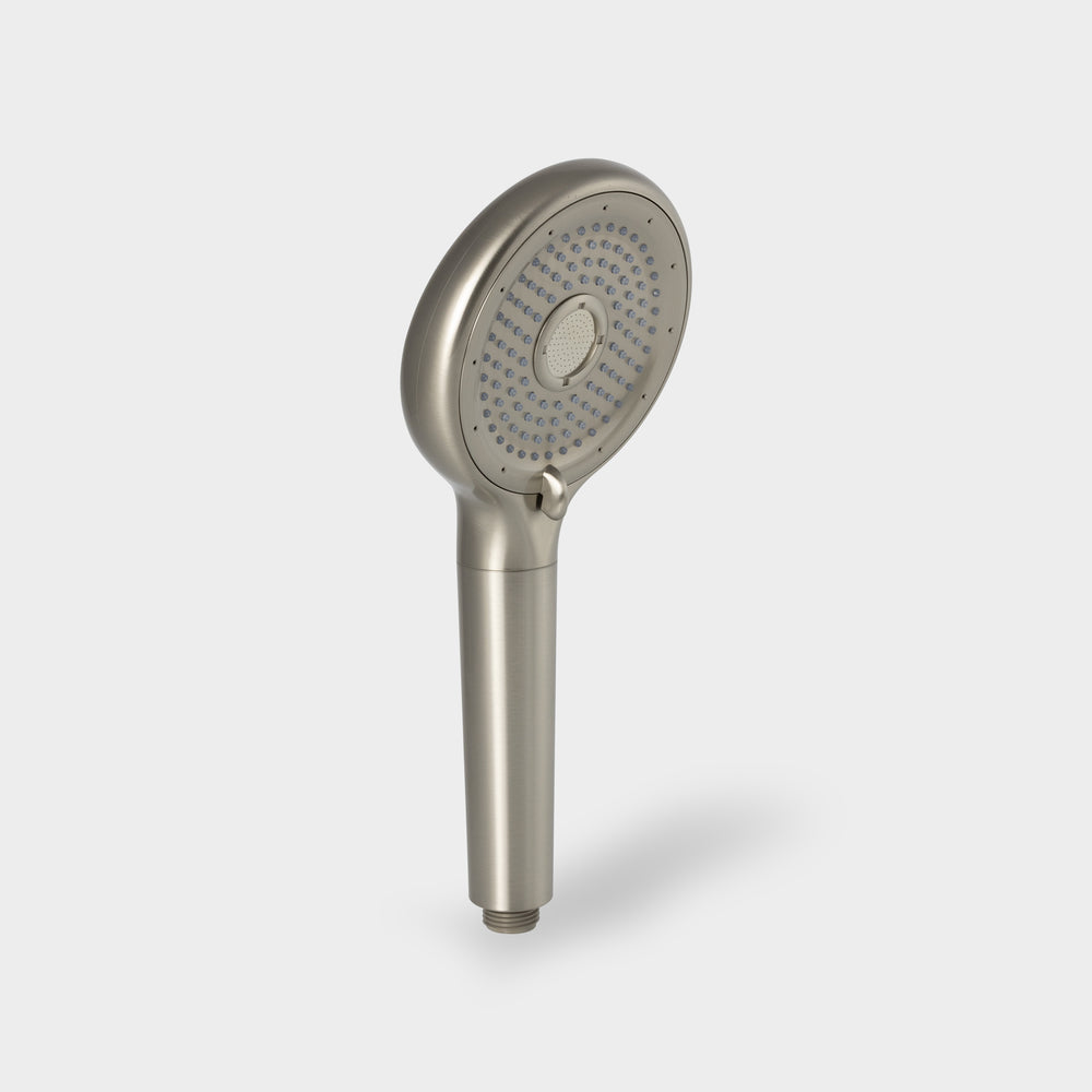 Brushed nickle shower head