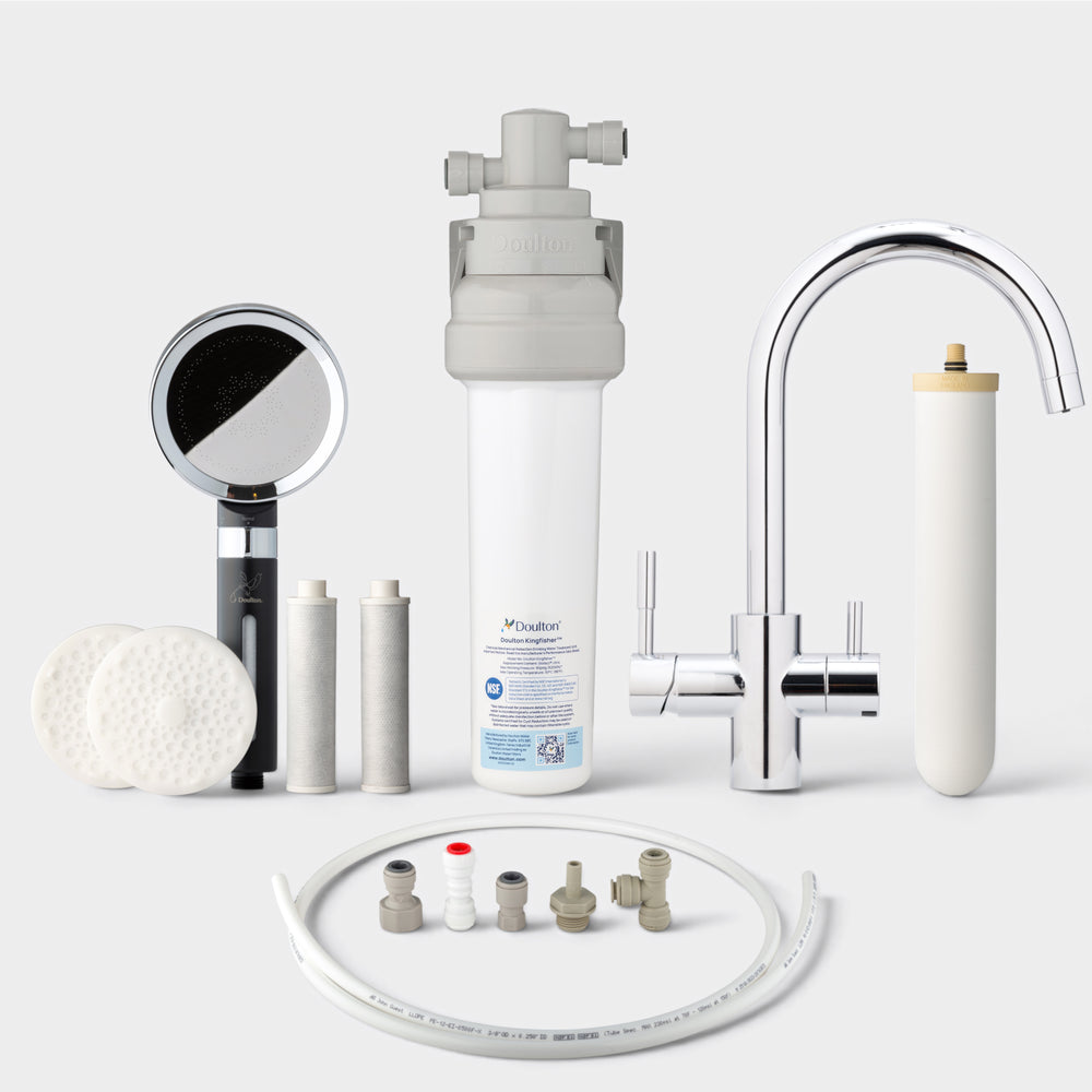 Showerhead and tap with accessories bundle