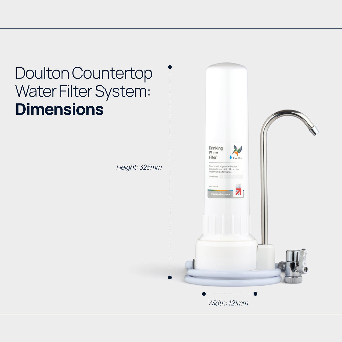 Doulton® Countertop Water Filter System with Biotect® Ultra
