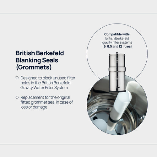 British Berkefeld Blanking Seals (Grommets)