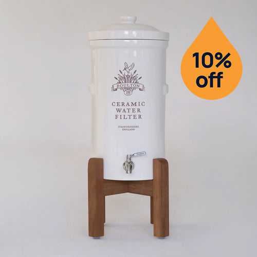 Heritage ceramic water filter 10% off offer 