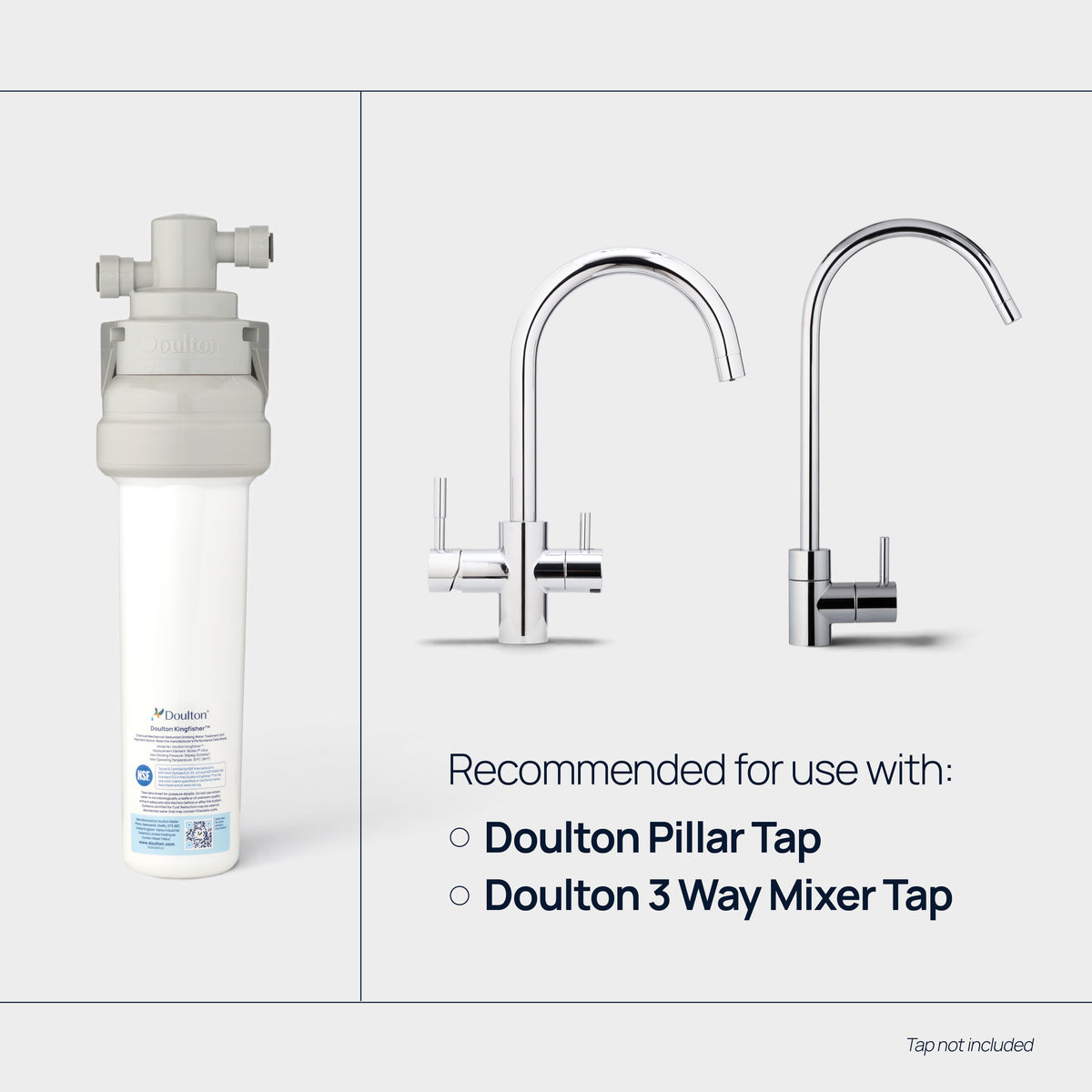 Sistema di filtraggio dell'acqua sotto il lavello Doulton® EcoFast con Biotect Ultra