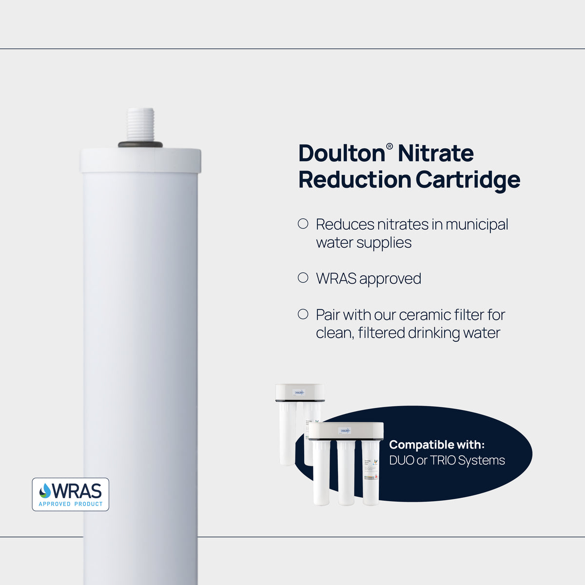 Nitrate cartridge features