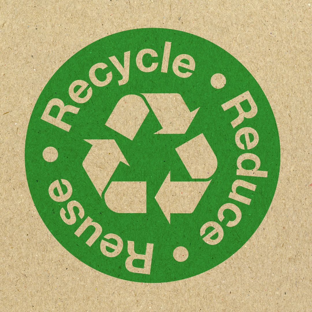 An image of the recycling logo