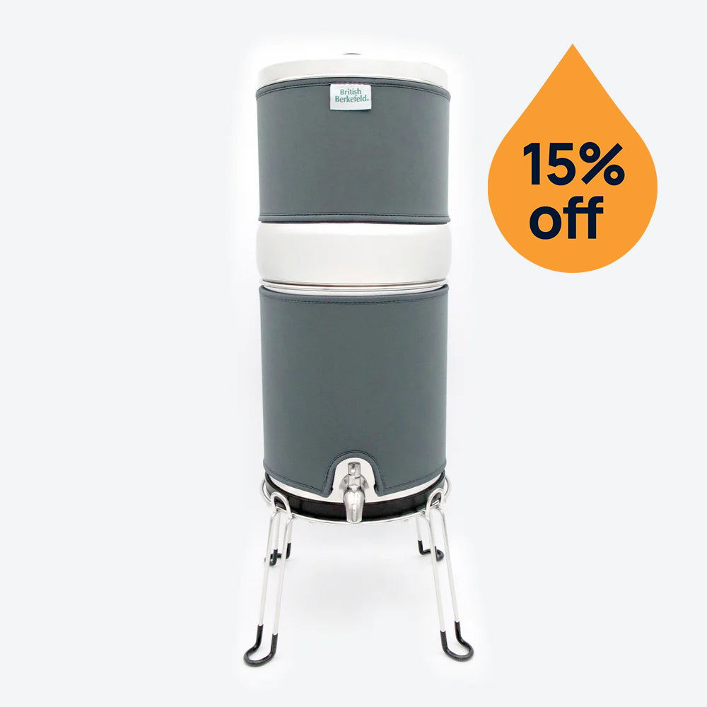 Anthracite gravity water system sleeve 15% off offer