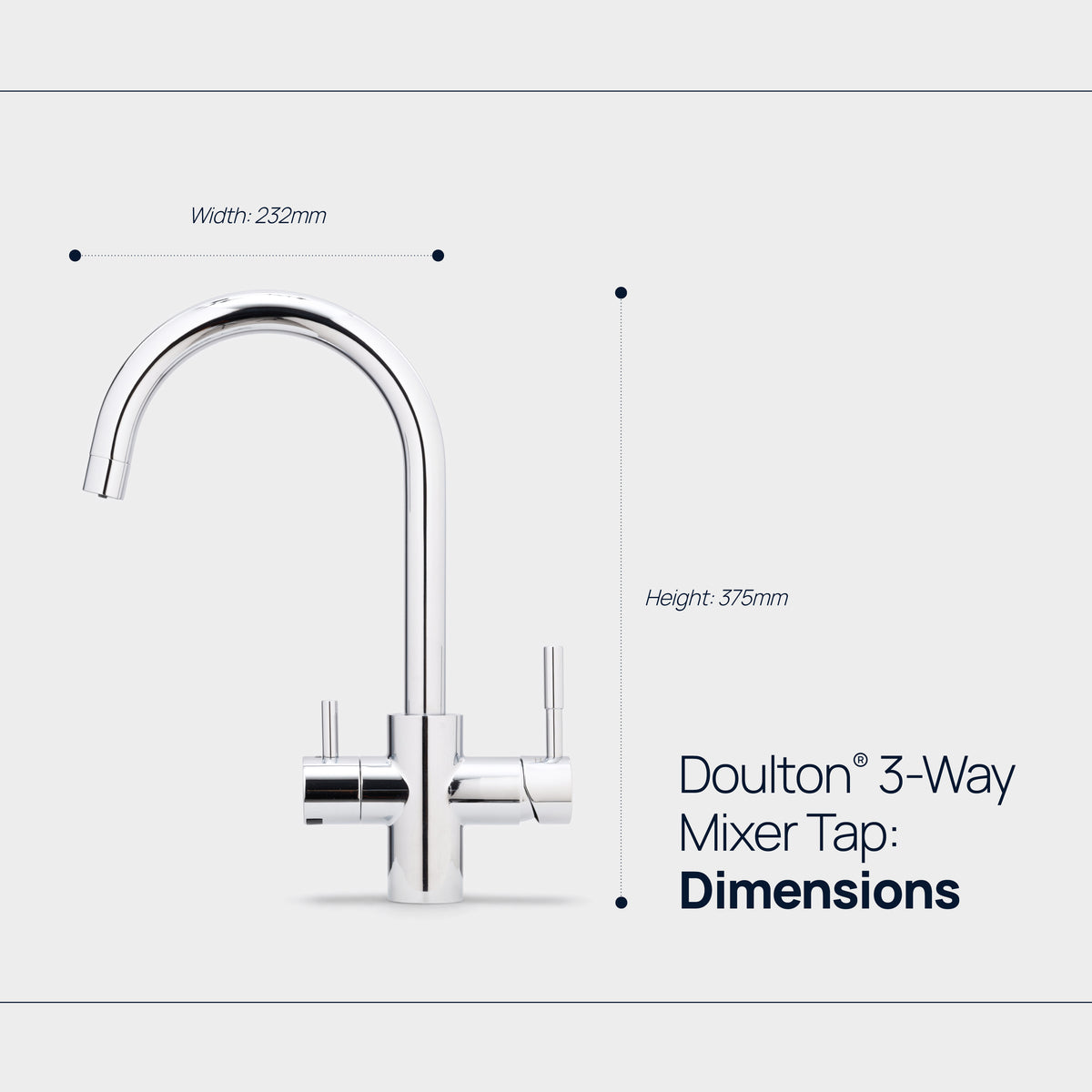 Grifo mezclador de 3 vías Doulton®