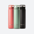 All three colours of taste 2 water bottles 
