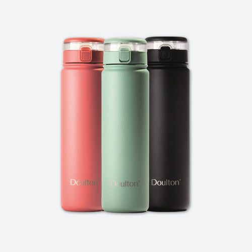 All three colours of taste 2 water bottles 