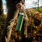 walking with a water filter bottle