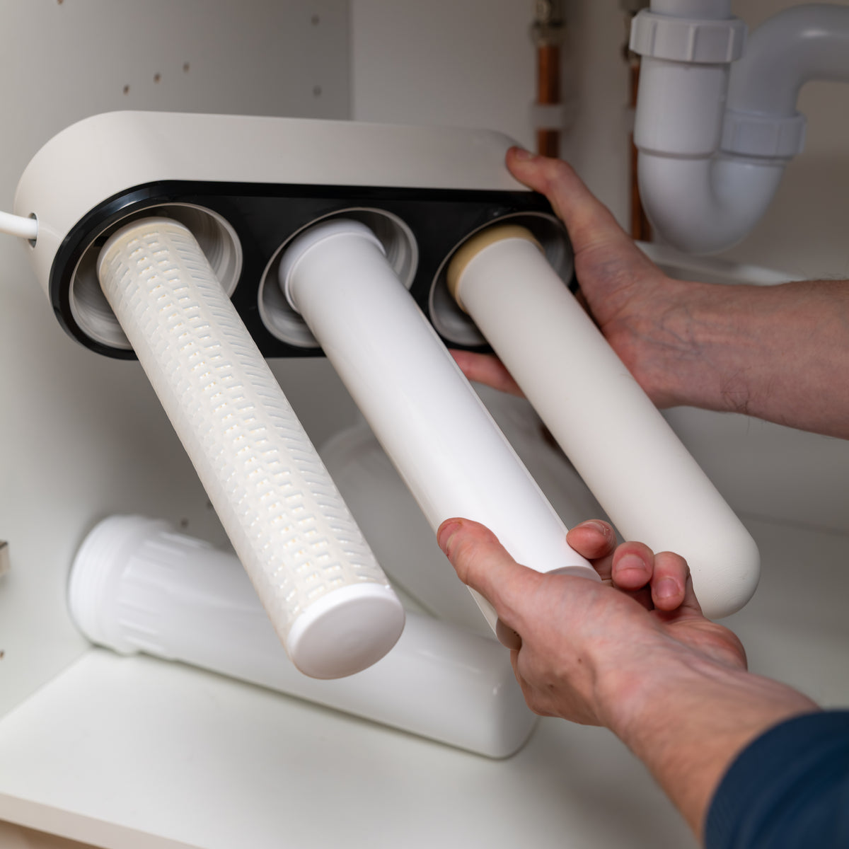Sistema de filtro de agua debajo del fregadero Doulton® HIP TRIO con Biotect Ultra®