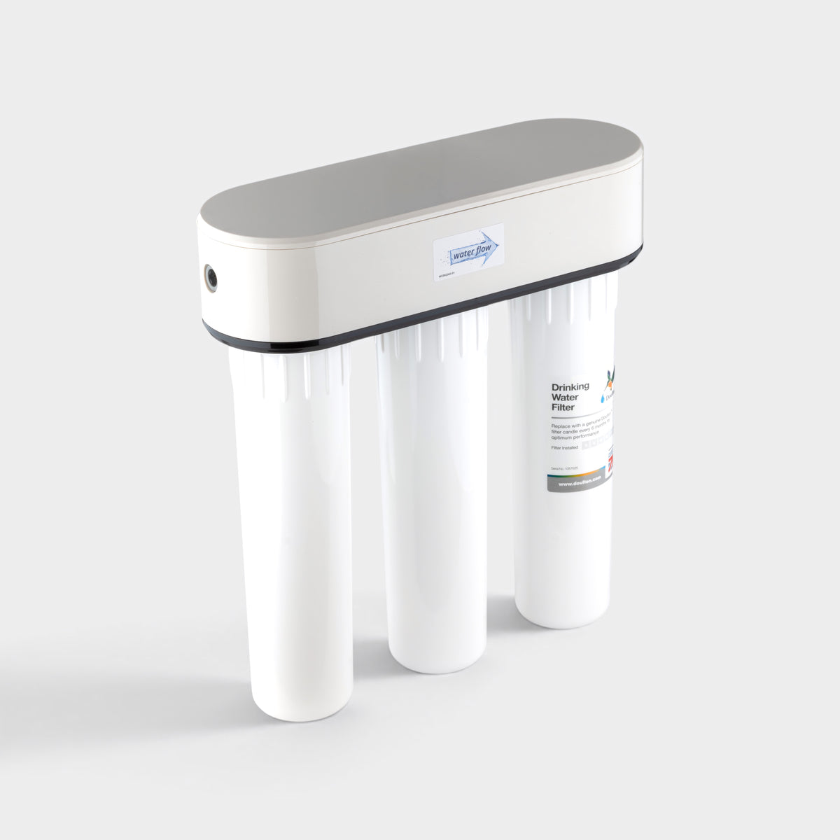 Sistema de filtro de agua debajo del fregadero Doulton® HIP TRIO con Biotect Ultra®