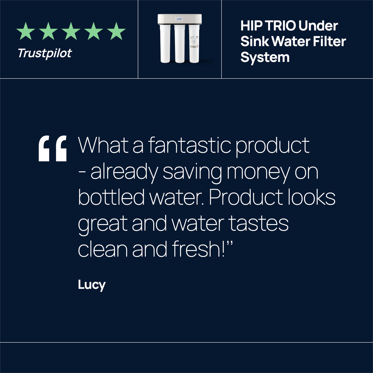 Doulton® HIP TRIO Under Sink Water Filter System with Biotect® Ultra