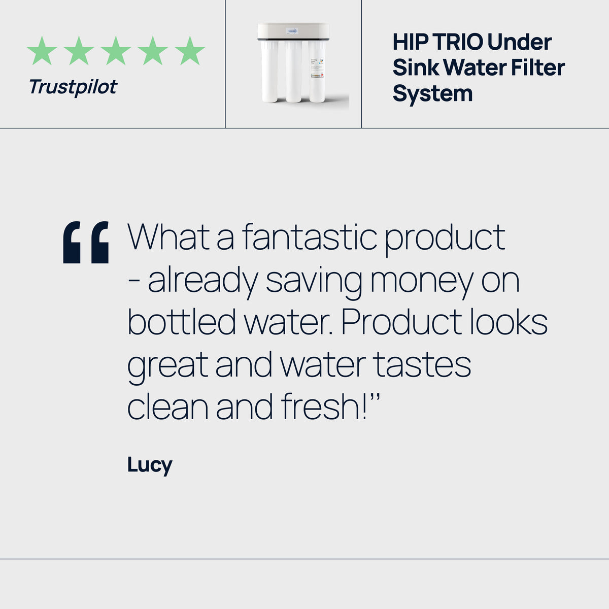 Doulton® HIP TRIO Under Sink Water Filter System with Biotect® Ultra