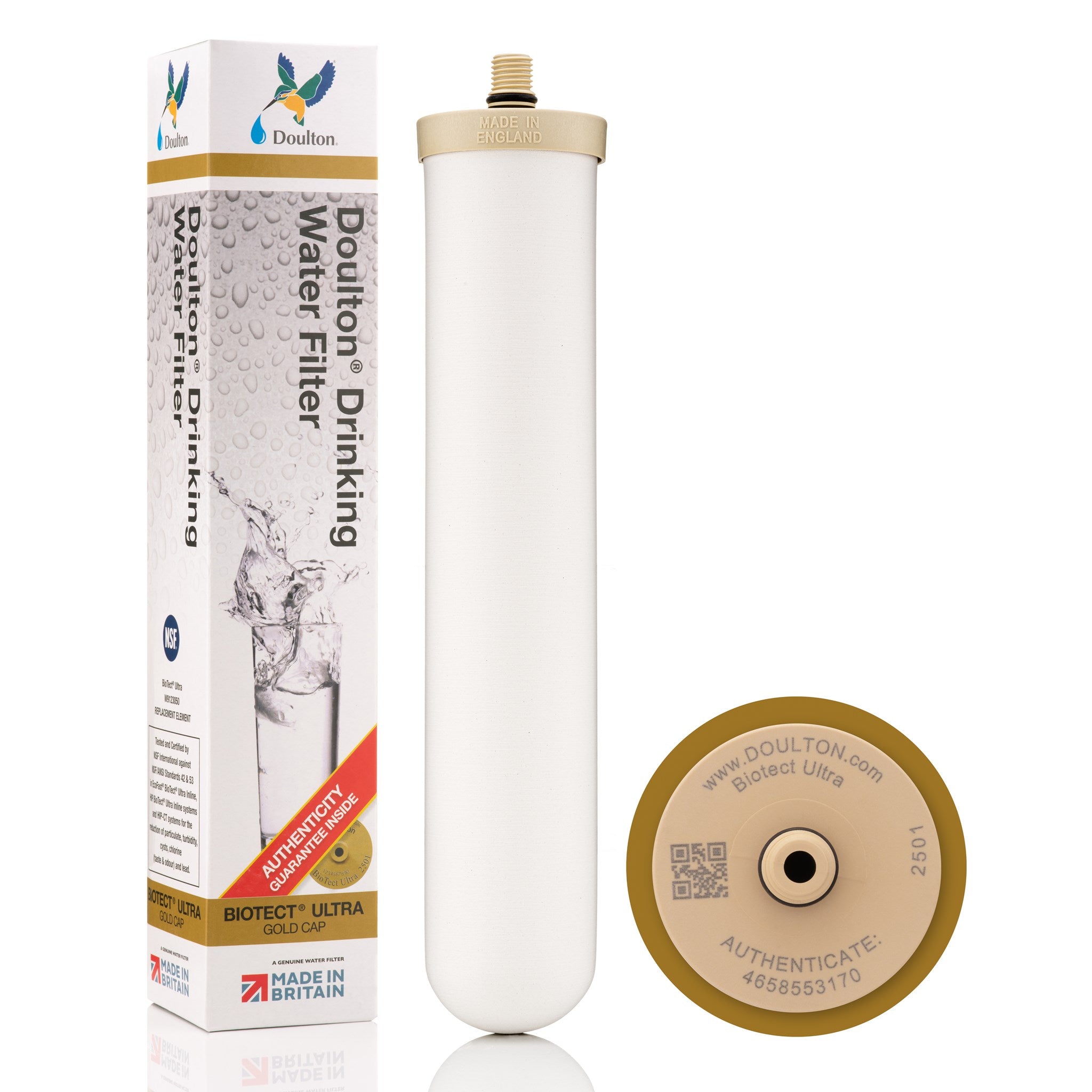 Doulton® Undercounter HIP TRIO Biotect Ultra® Water Filter System