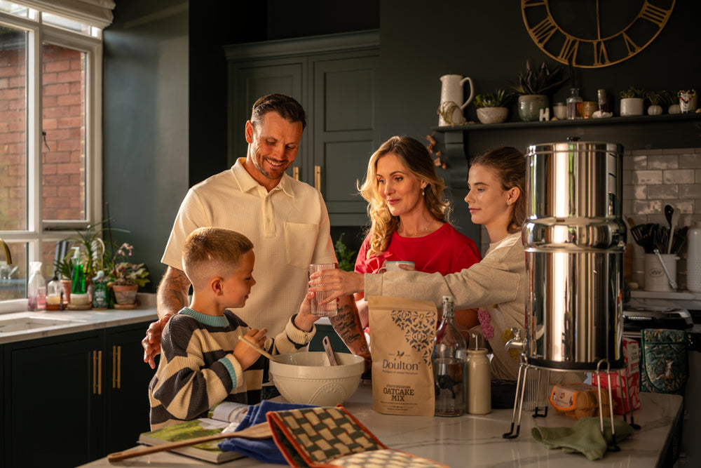 A family baking