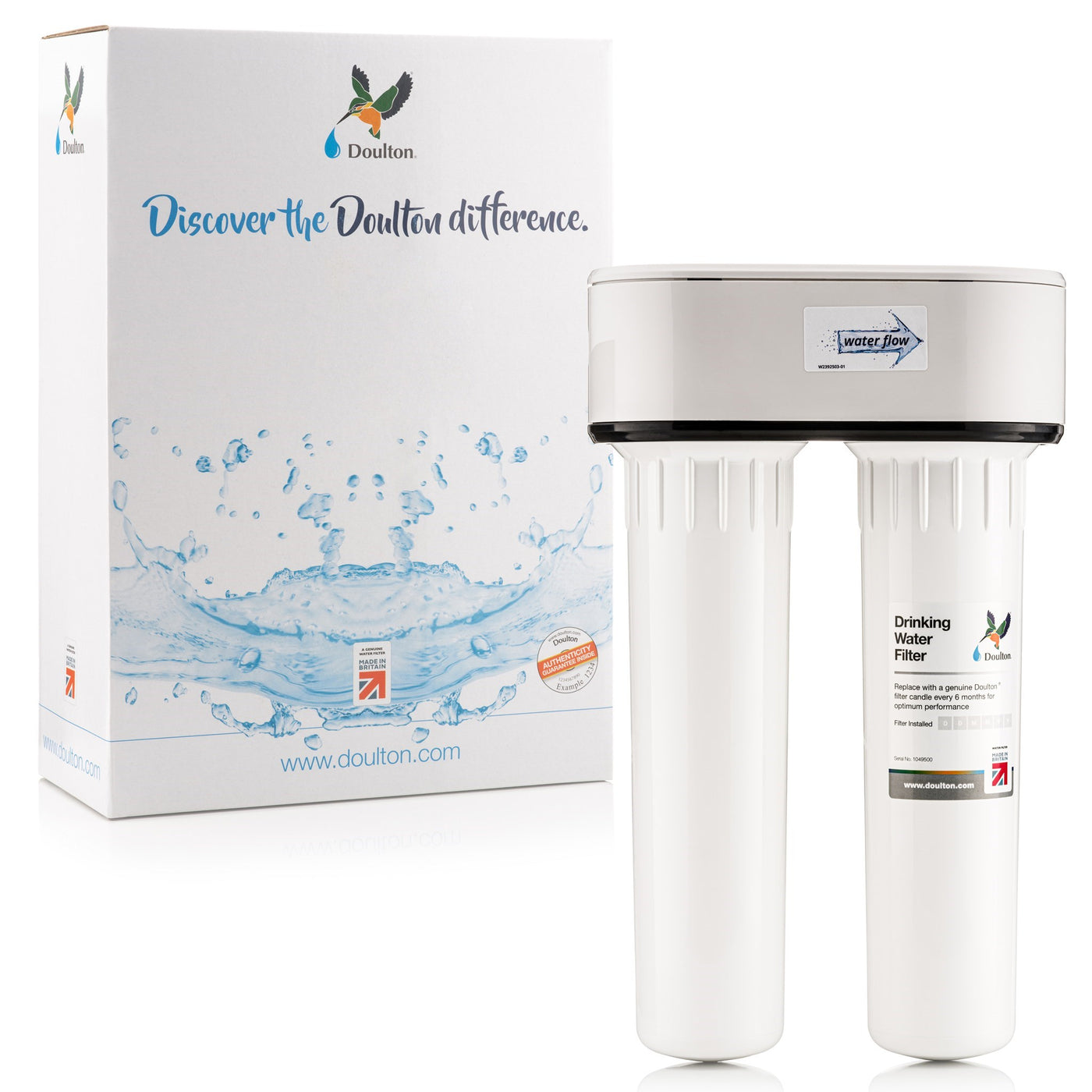 Doulton® Undercounter HIP DUO with Biotect Ultra® Water Filter System