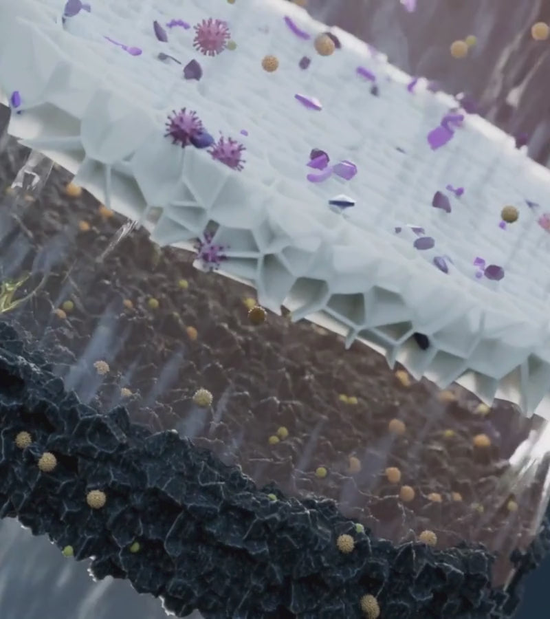 Load video: ceramic filter macro