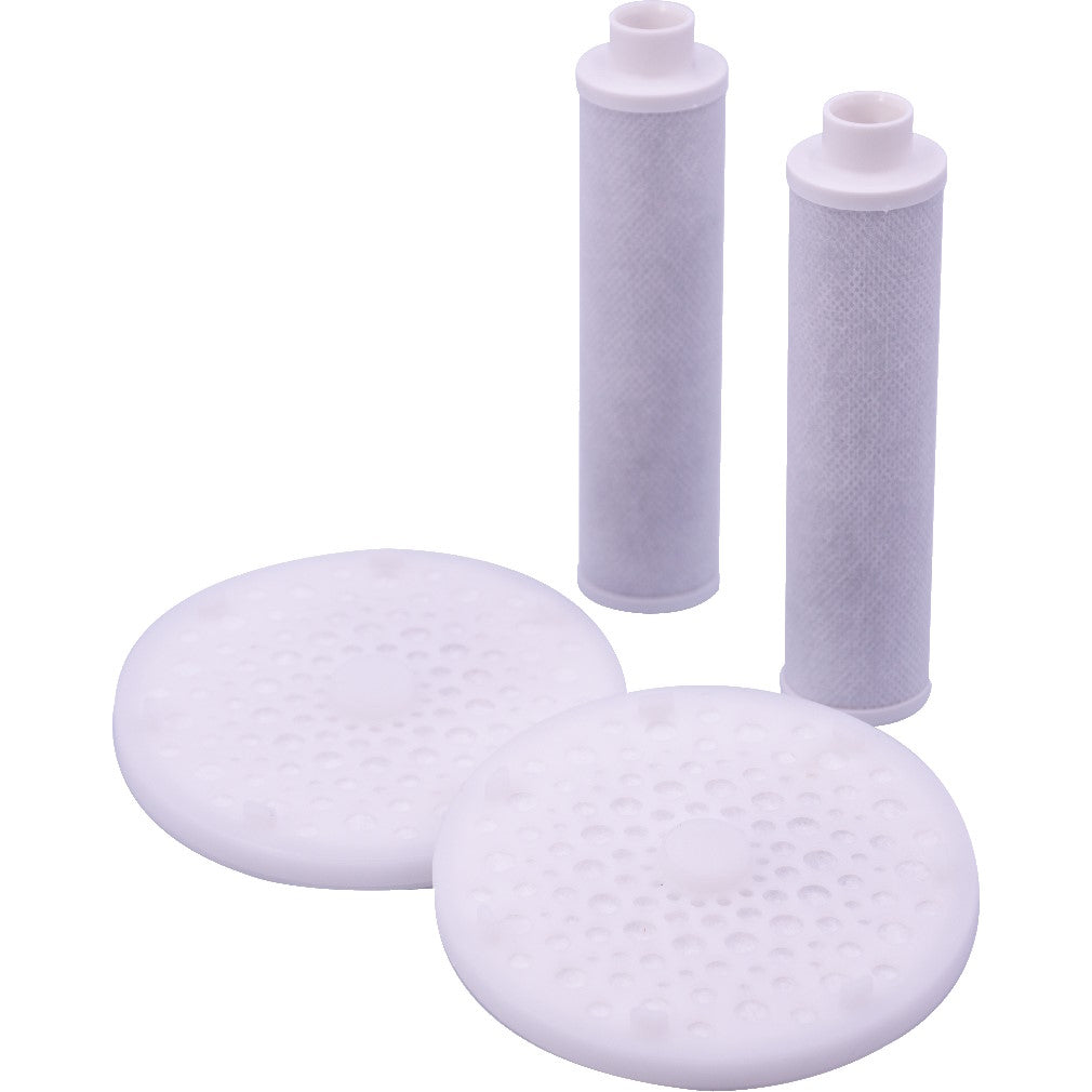 Paquete de 3 filtros de cal para cabezal de ducha para filtro de iones de  ducha de mano-- Sincero Electrónica